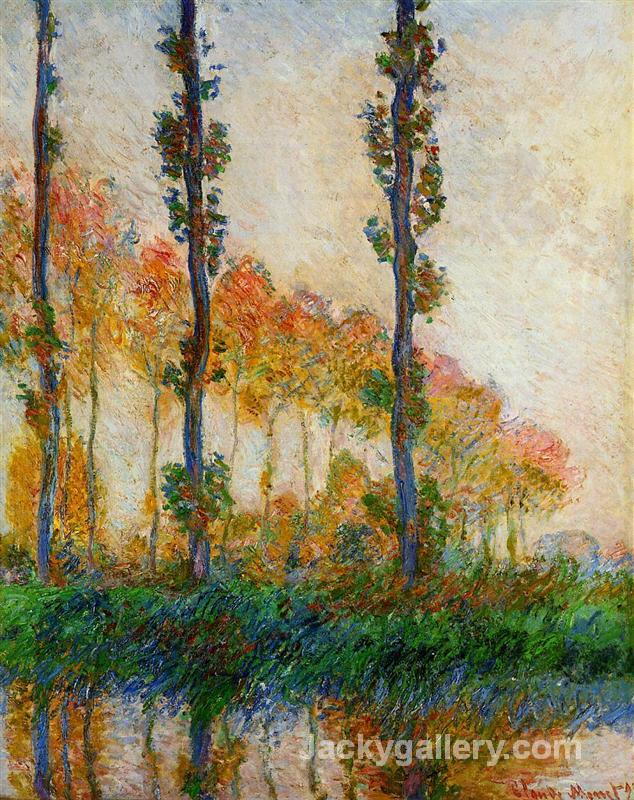 The Three Trees, Autumn by Claude Monet paintings reproduction